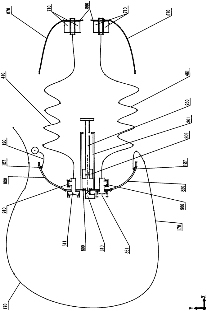 Breathing air supply device