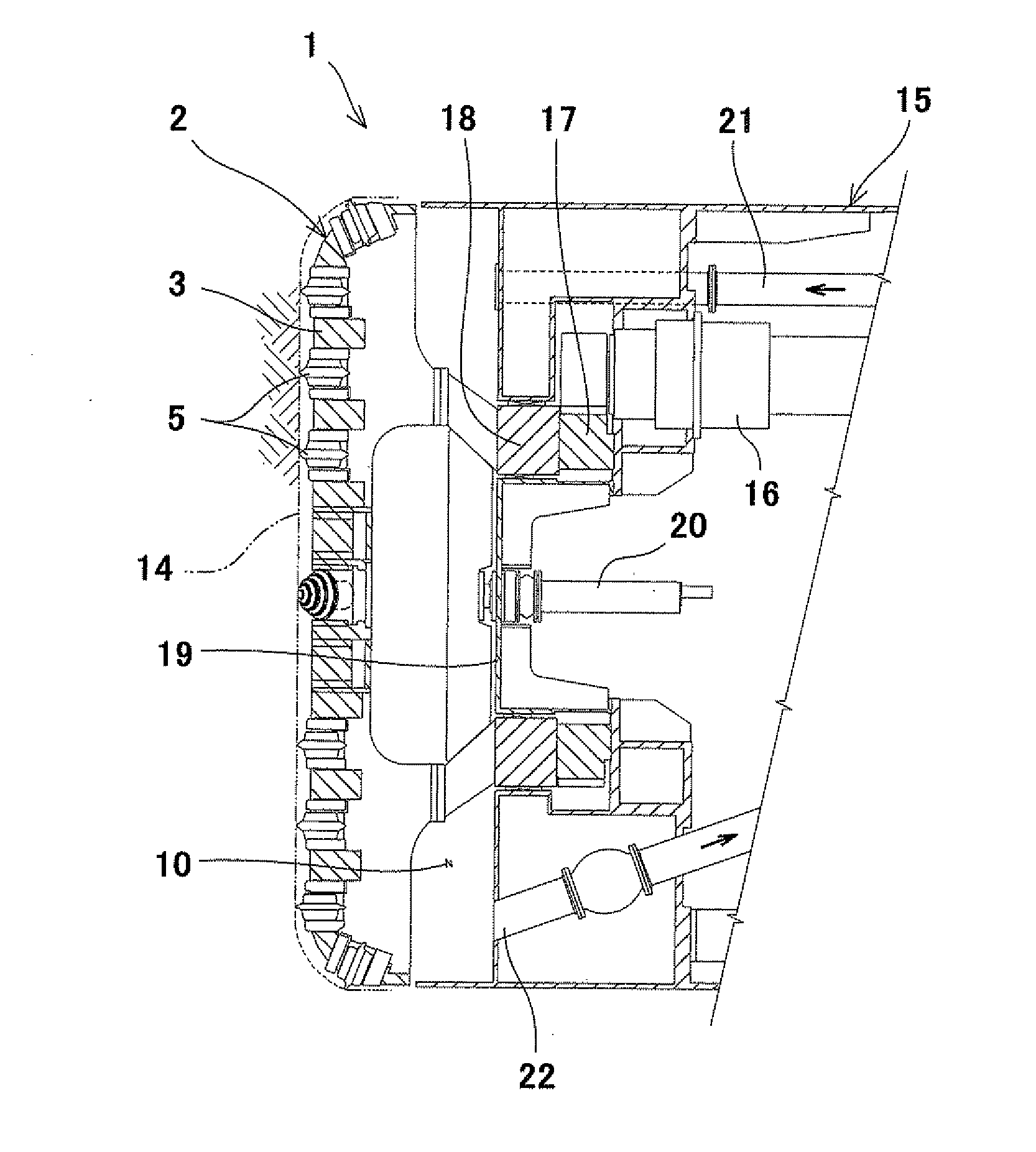 Abrasion detecting apparatus detecting abrasion of component of cutter head and tunnel boring machine including abrasion detecting apparatus