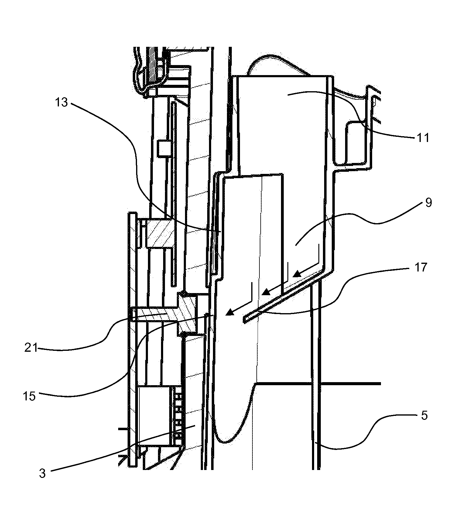 Temperature Measuring Device for a Respiratory Humidifier
