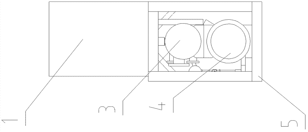 Air-condition structure for ship