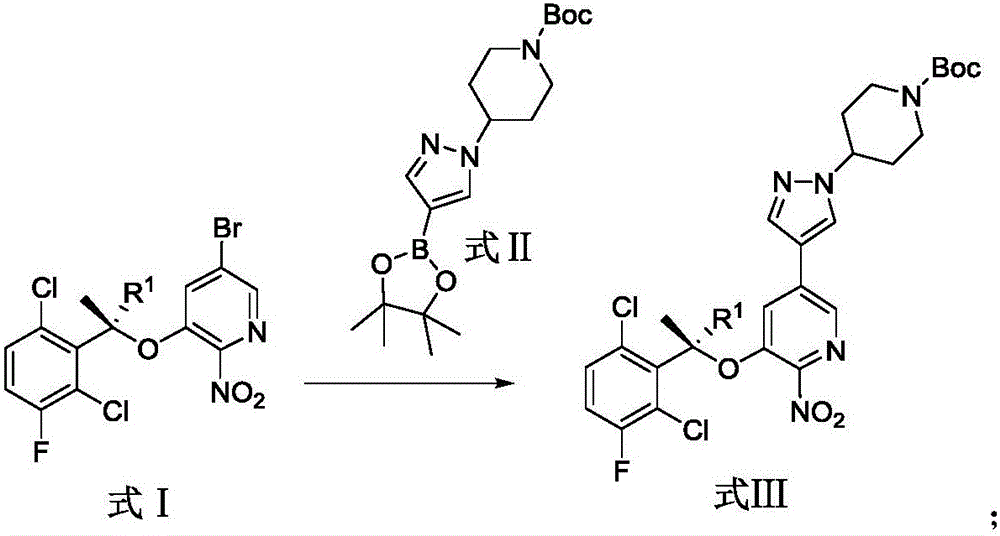 Preparation method of Crizotinib or deuterated Crizotinib