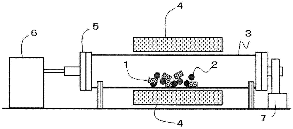 RH diffusion source, and method for producing R-T-B-based sintered magnet using same