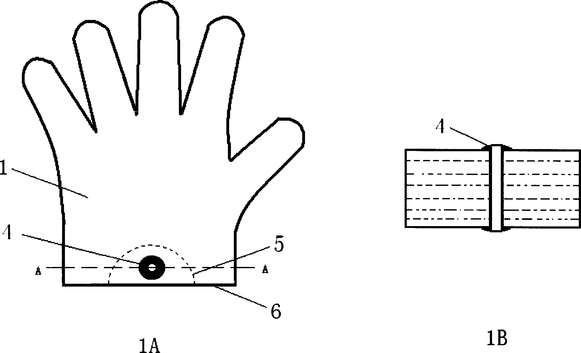 Package method of plastic film sanitary gloves