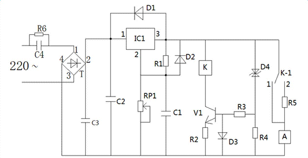 Weak current power load overvoltage protection circuit