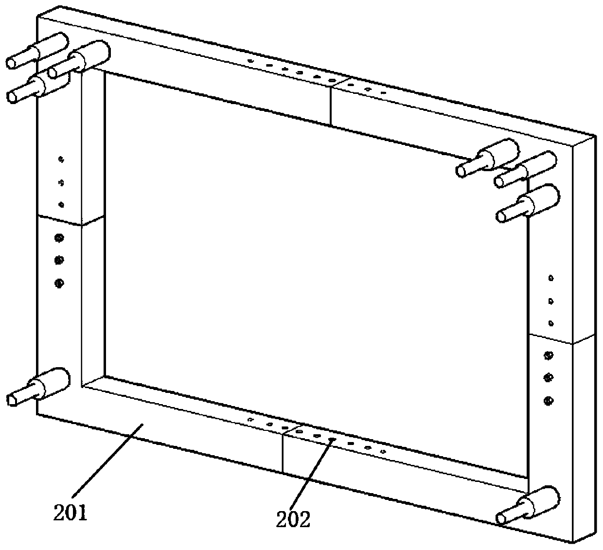 Automatic mine grooving equipment based on dual-hydraulic-power system