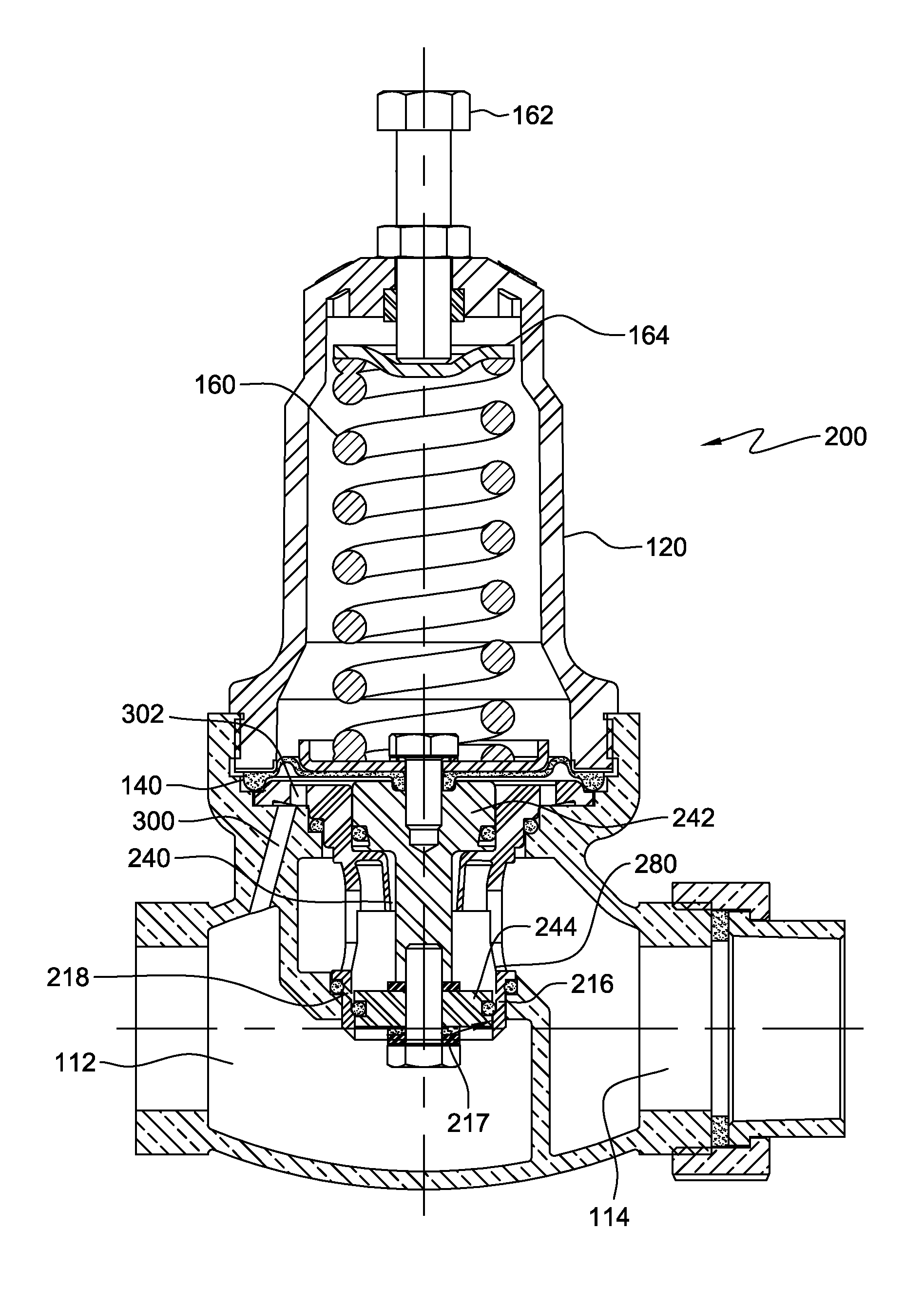 Back pressure valve