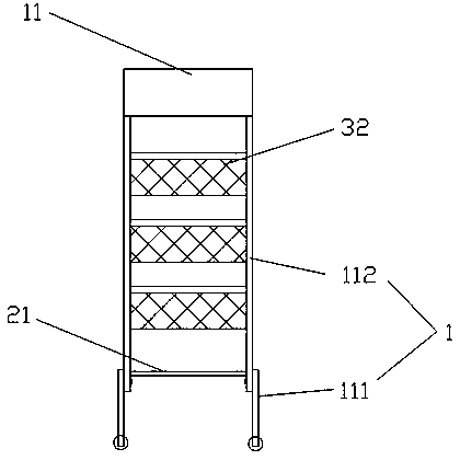 Goods shelf used for selling socks and use method thereof