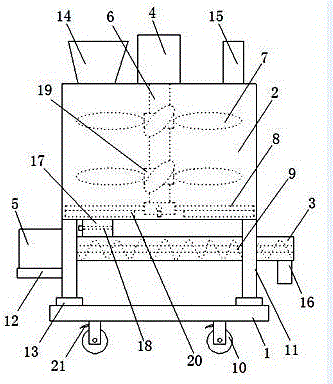 Building concrete mixing and stirring device and operation method thereof