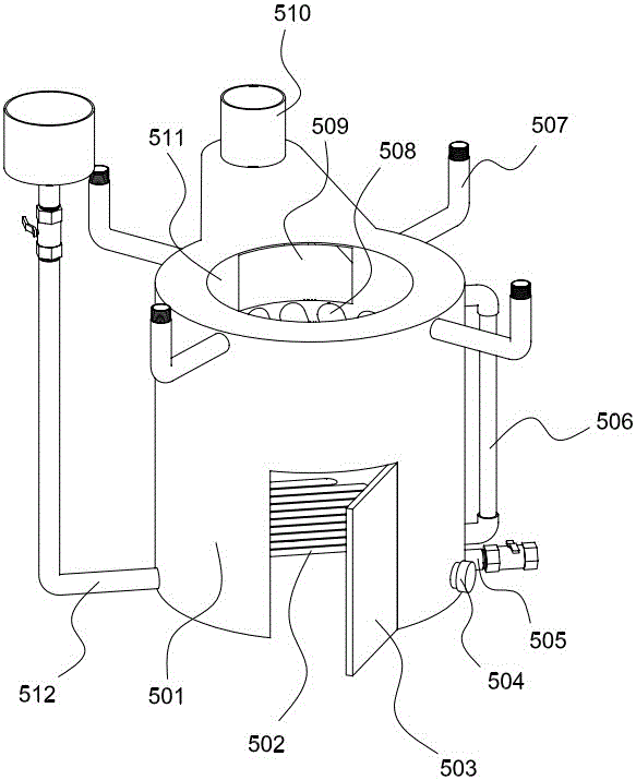 Liquor steaming device