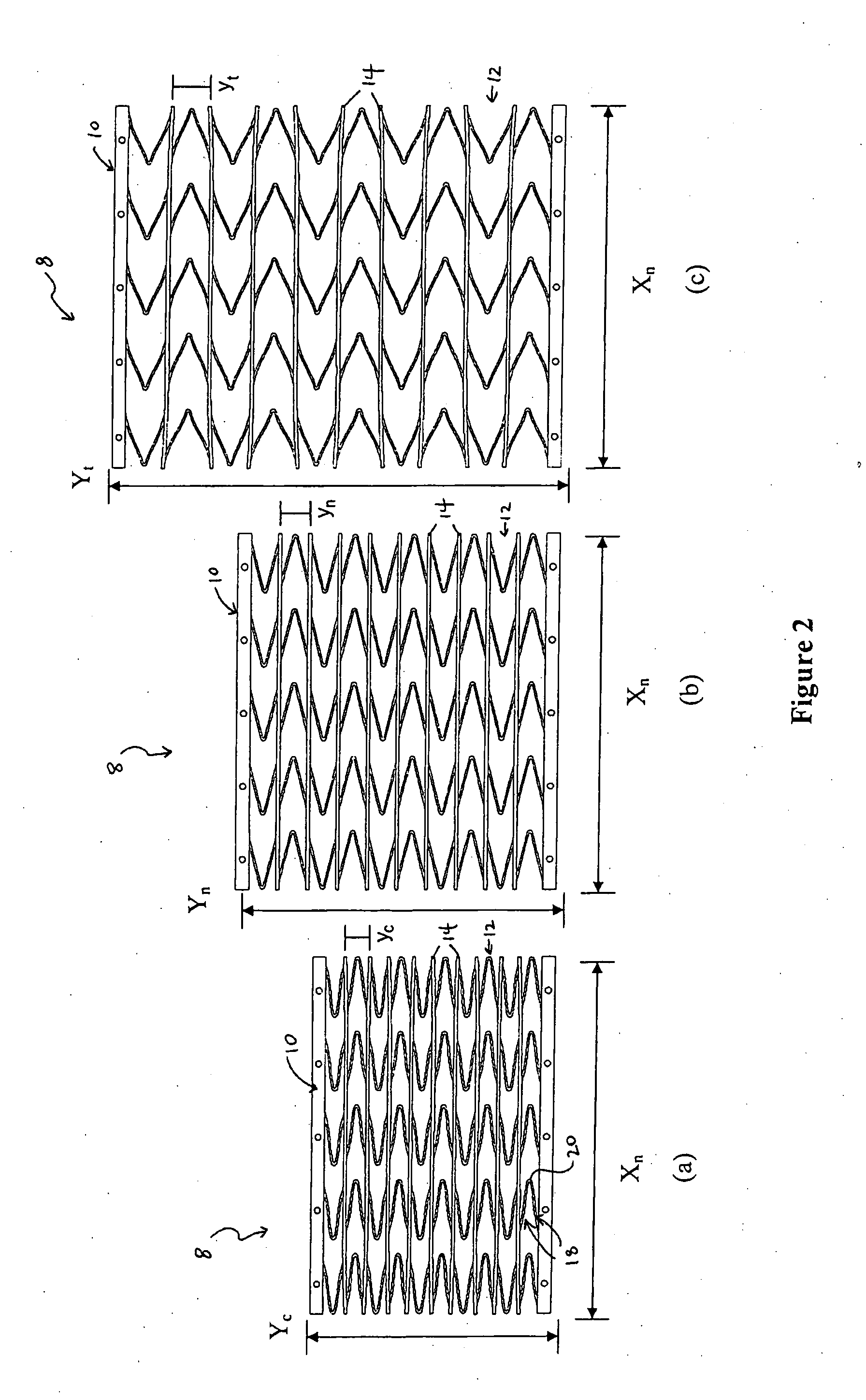 Cellular support structures used for controlled actuation of fluid contact surfaces