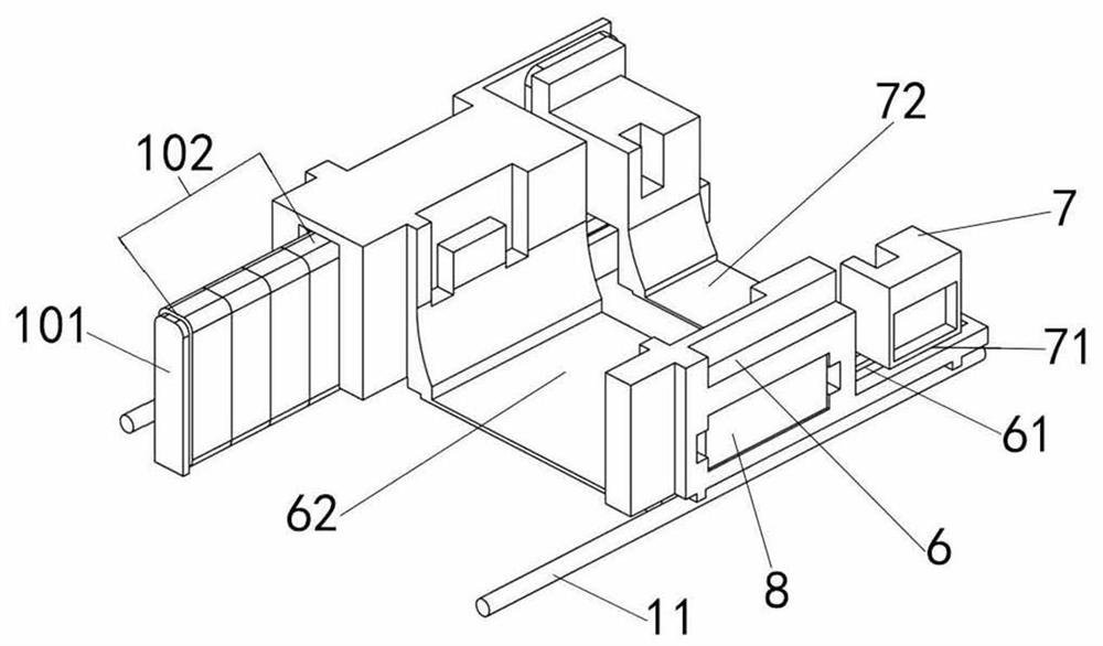 Continuous optical change device for lens motor