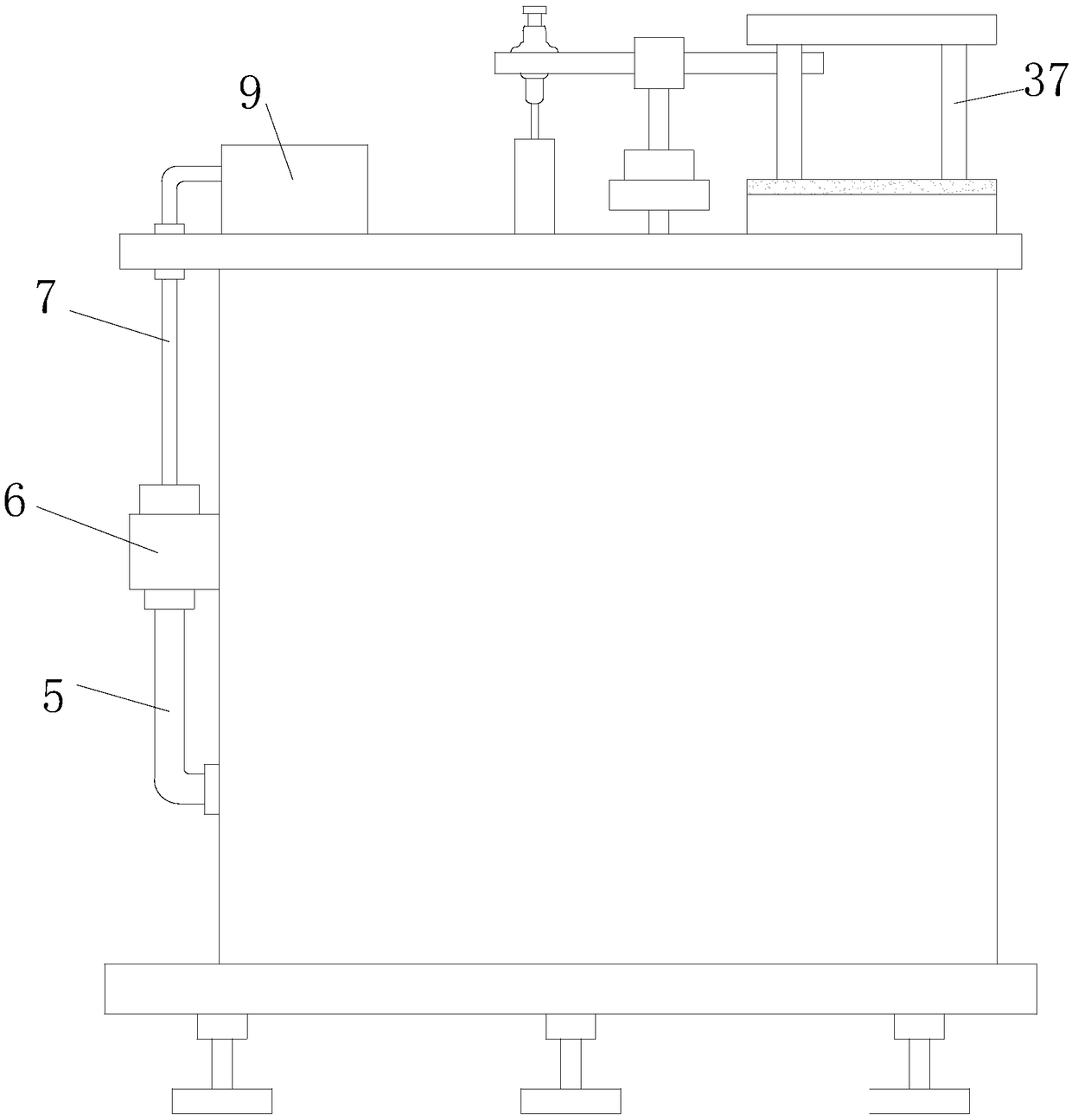 Sample concentration apparatus used for food safety detection