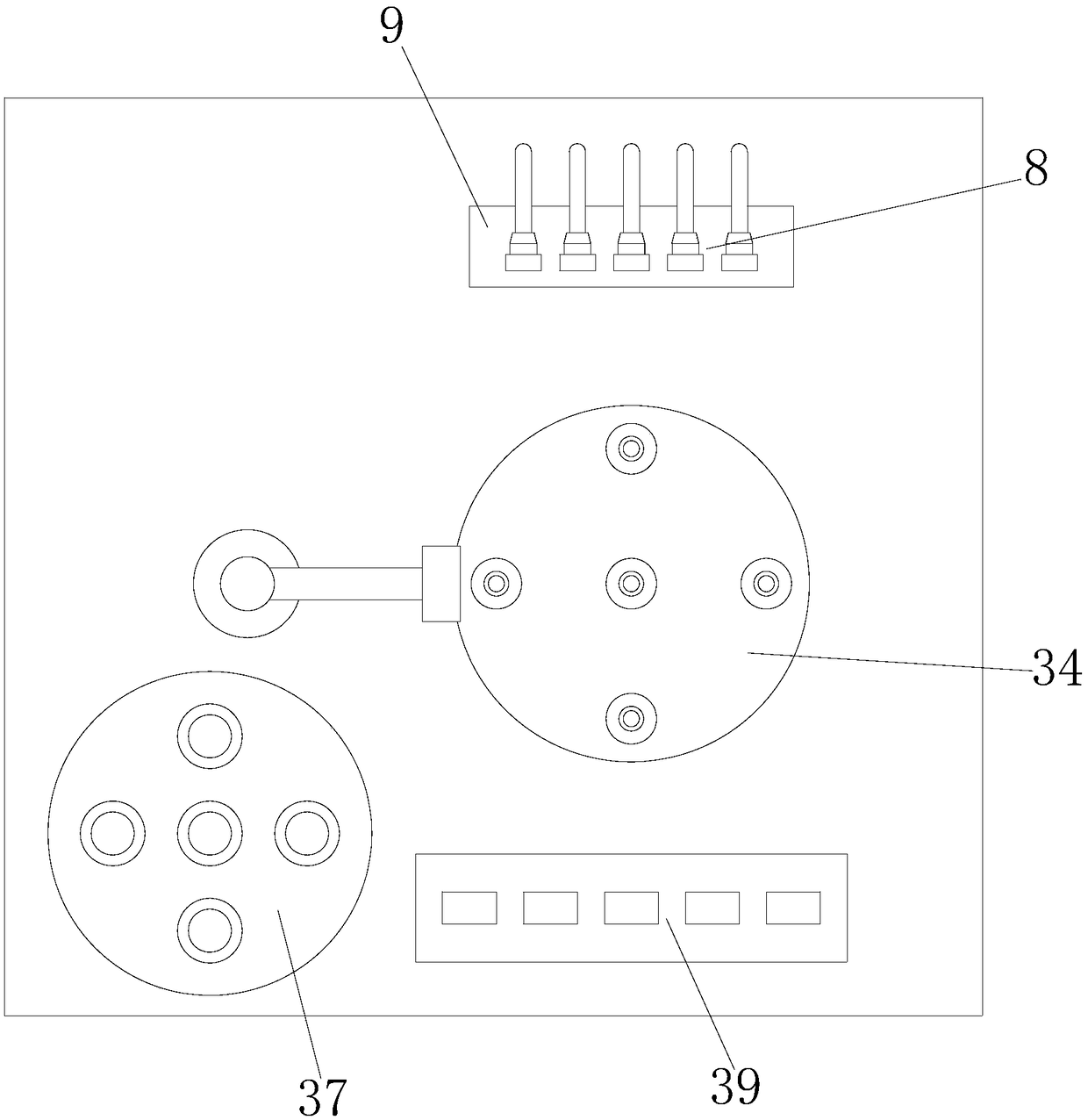 Sample concentration apparatus used for food safety detection