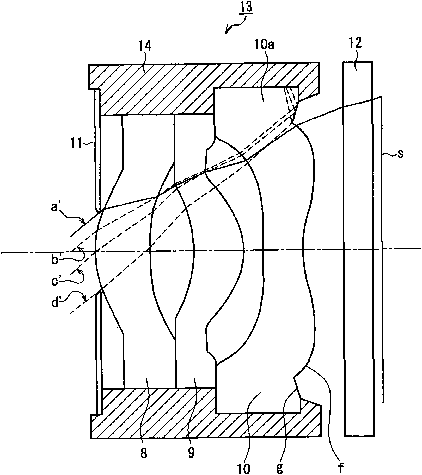 Imaging optical system and imaging device using the same