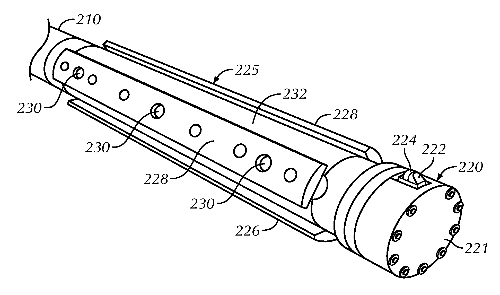 Machining apparatus for long tube lengths and related methods