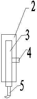 Integral soil loosening device of harvester body