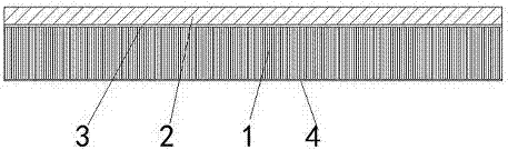 Preparation method of cement based double-backing rock wool composite thermal insulation board for external wall