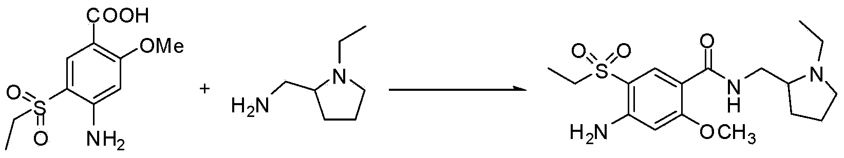 Method or preparing amisulpride acid