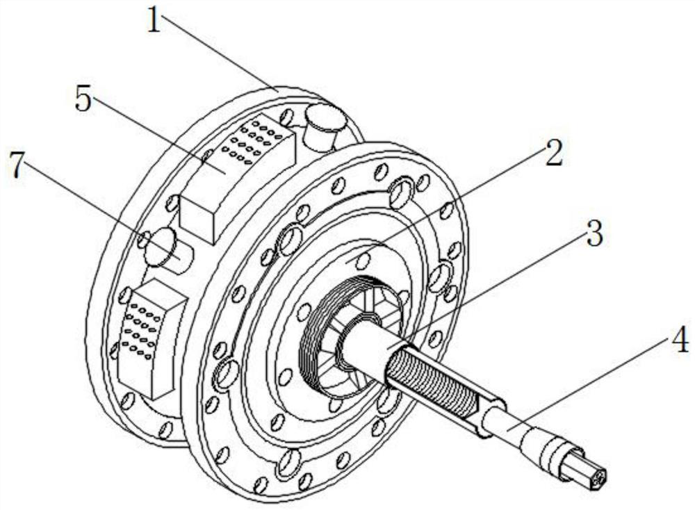 A hub motor with built-in torque sensor