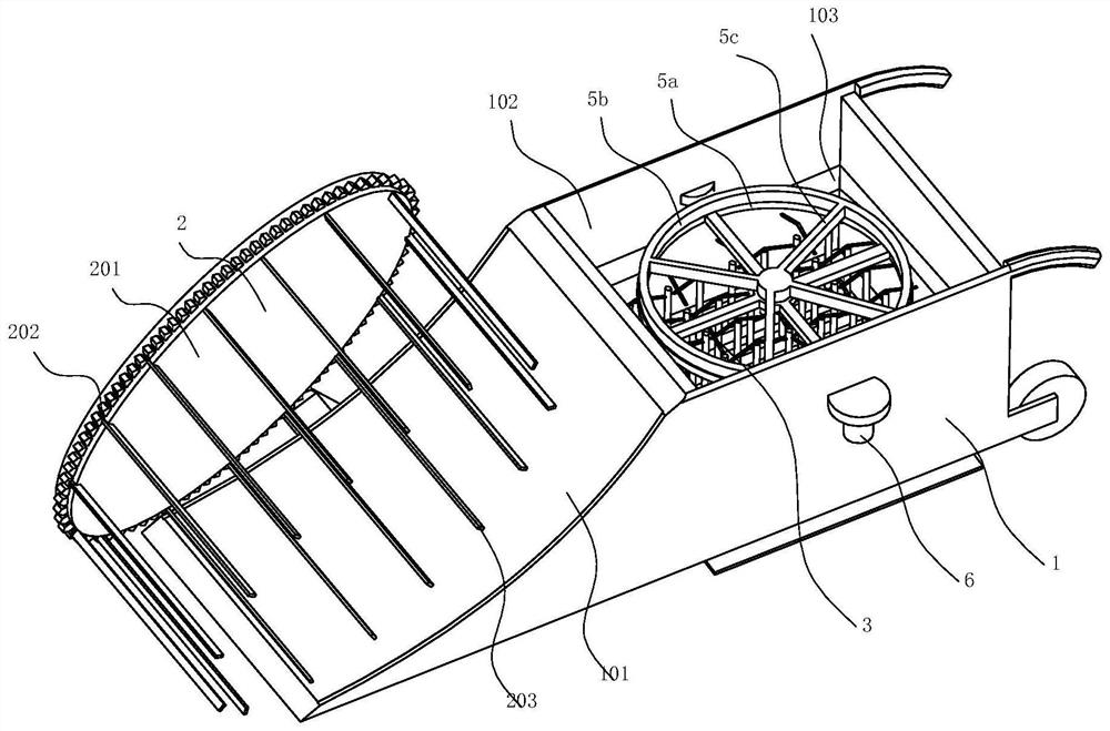 Dry and wet forage separation and recovery vehicle for farm and its use method