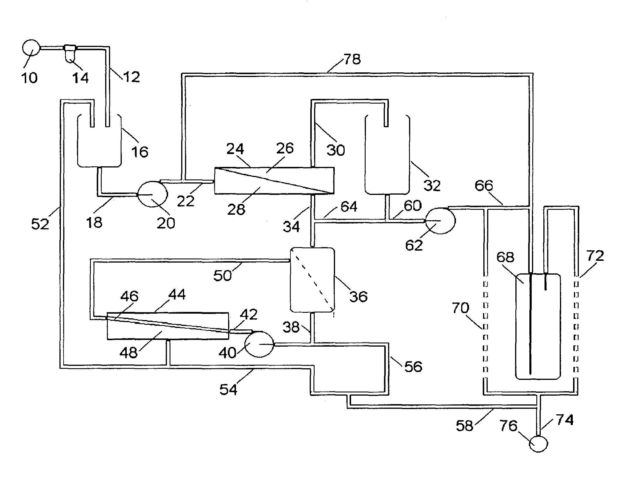 Method and apparatus for parallel desalting