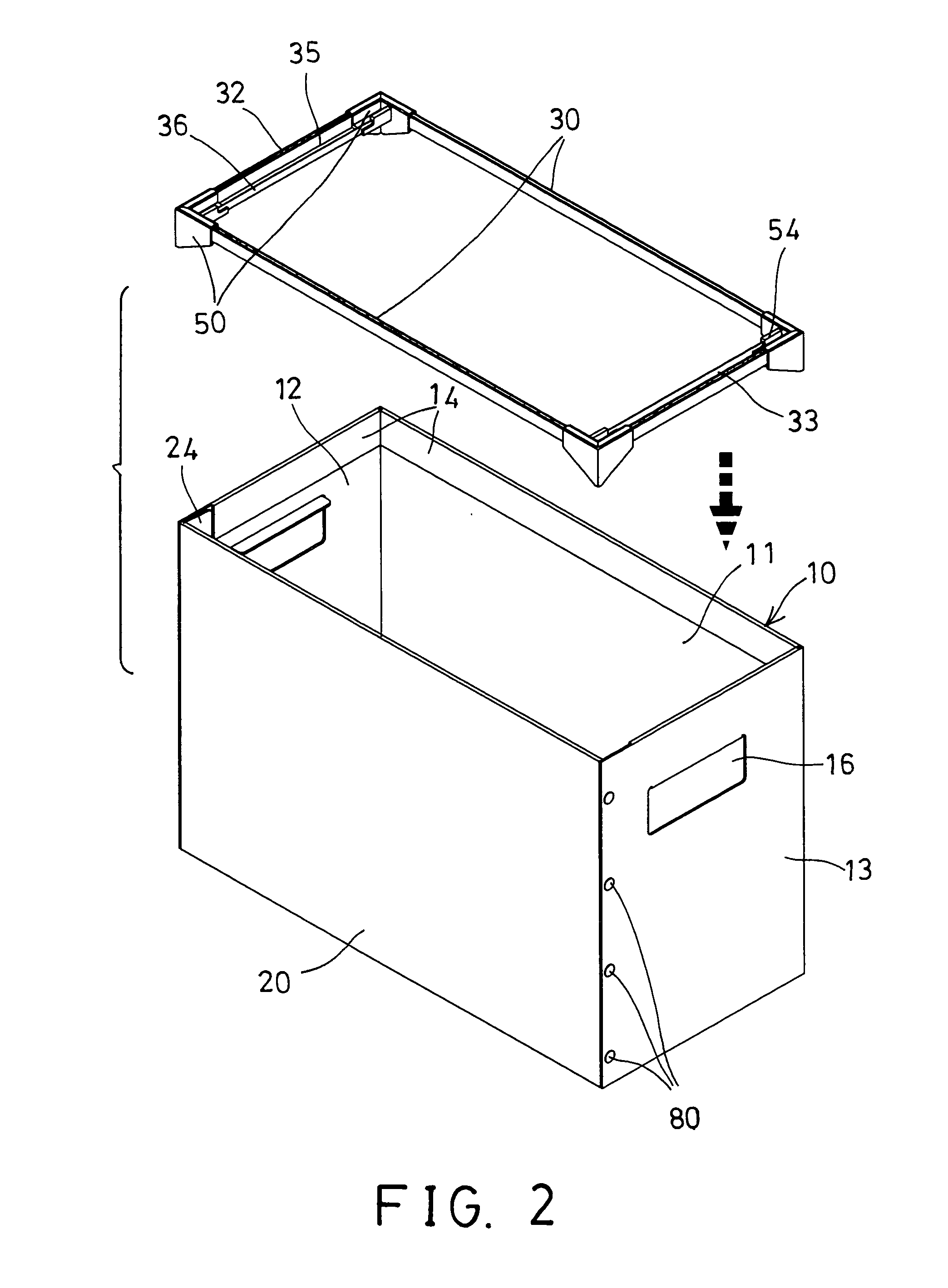 Foldable filing cabinet