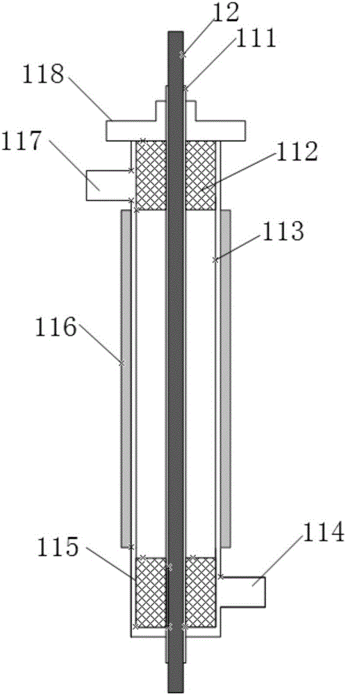 Device for producing mercury and bivalent mercury standard gas based on penetration principle