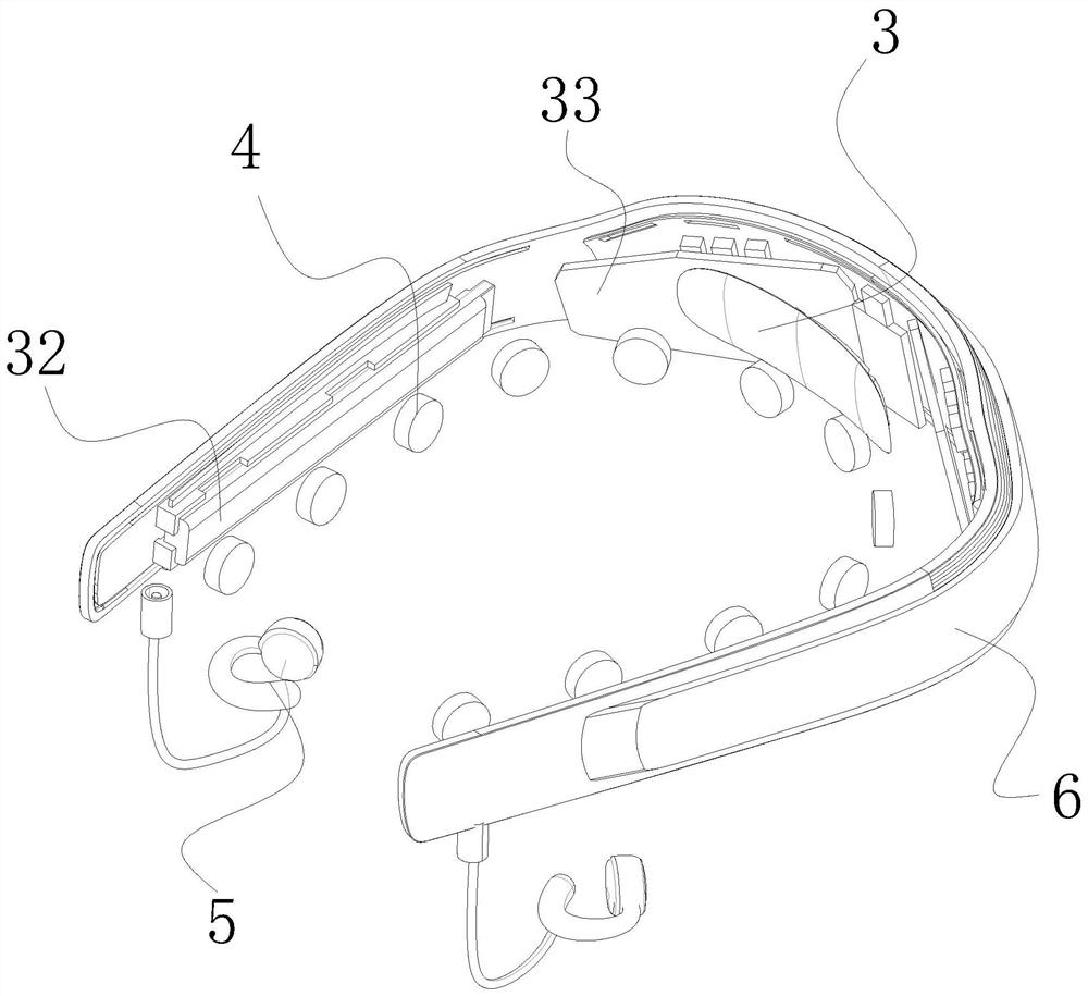 Head-mounted massager