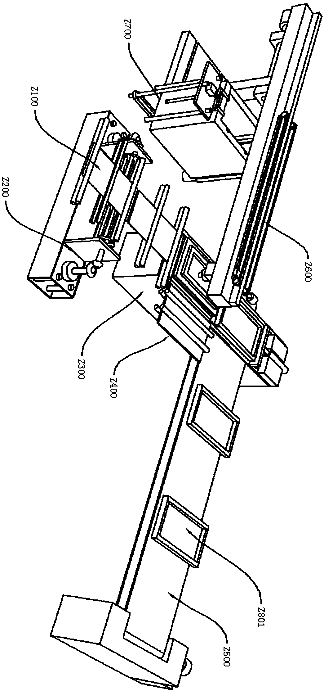 A paper handling mechanism for self-service bank counters