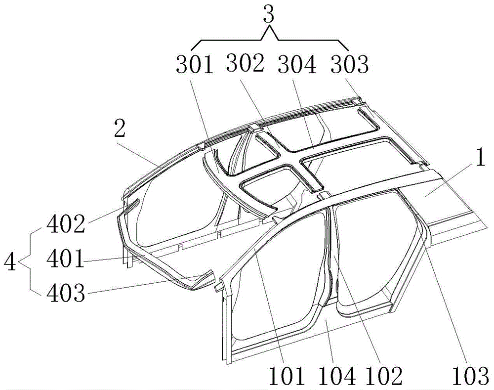 Lightweight electric vehicle body frame