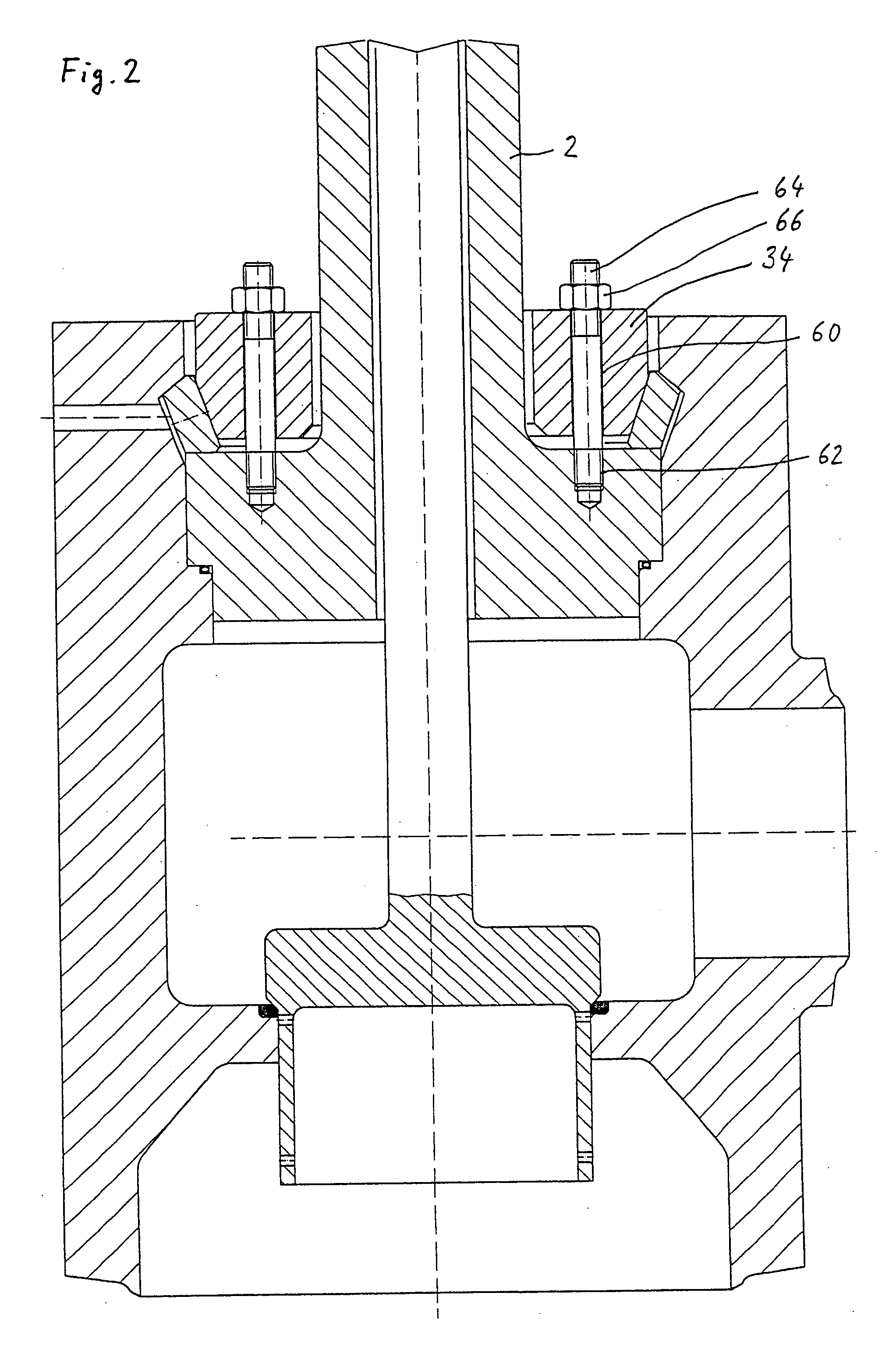 Releasable connection arrangement for two rotationally symmetrical components