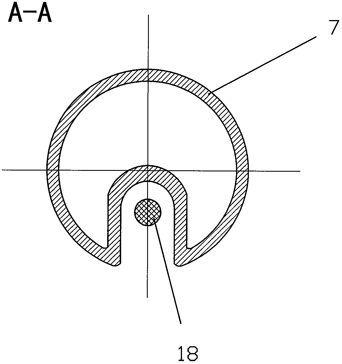 Hand-pushing type sun umbrella