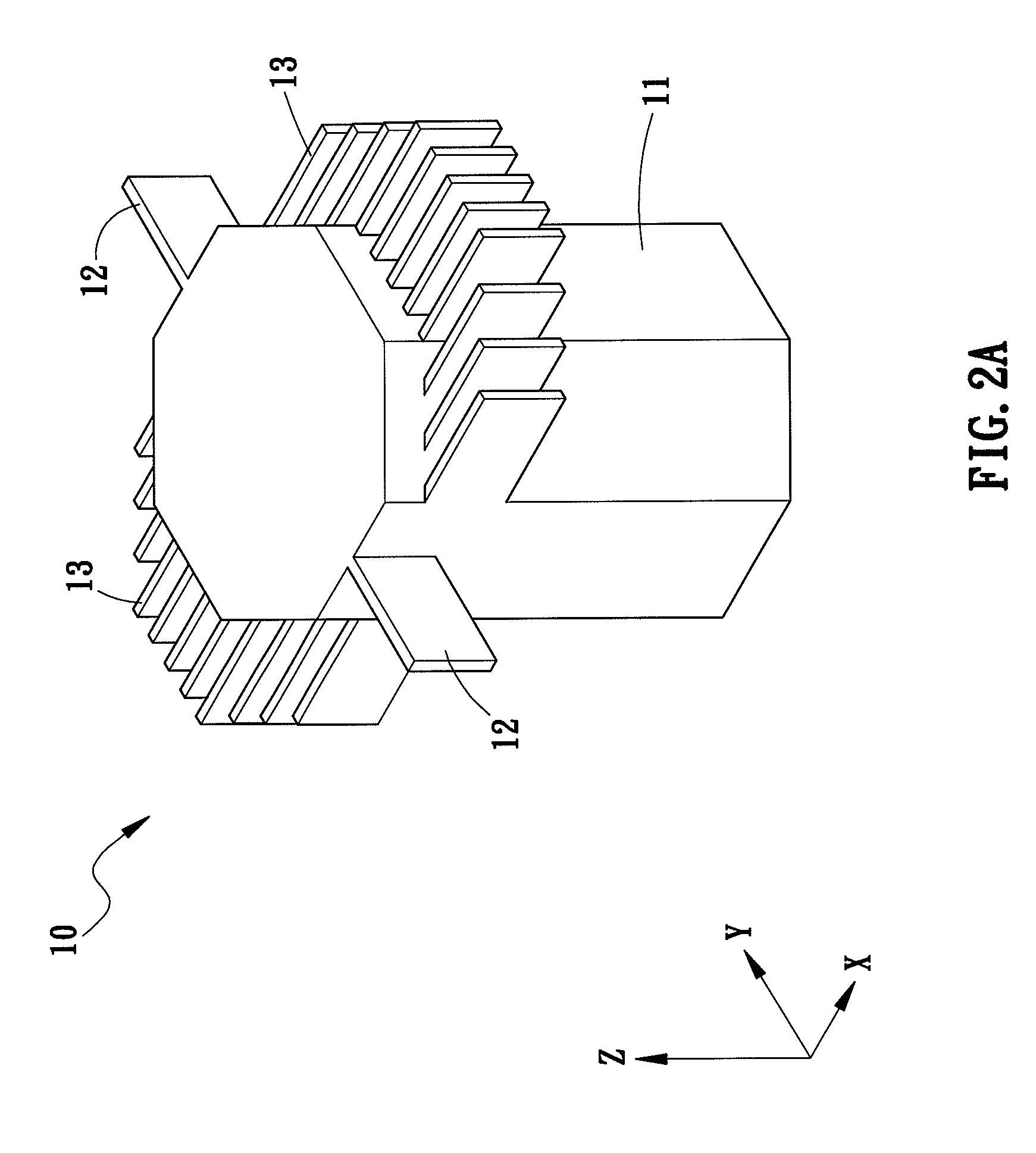 Dual-axis acceleration detection element