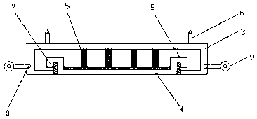 Draw-bar box support seat and draw-bar box