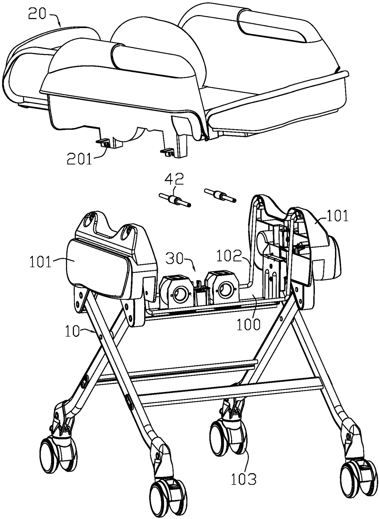 Intelligent swinging bed and its control method