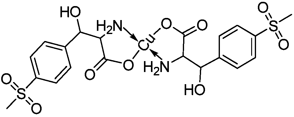 Method for recovering copper salt and ethanol from D,L-threo-p-methylsulfonylphenyl serine ethyl ester stock solution