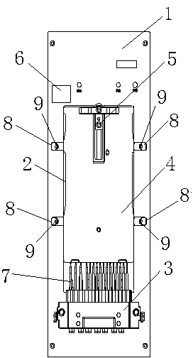 Automatic positioning and crimping device and automatic positioning and crimping method of binding post of intelligent electric energy meter