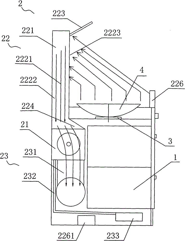 Range hood and cooker integrated machine