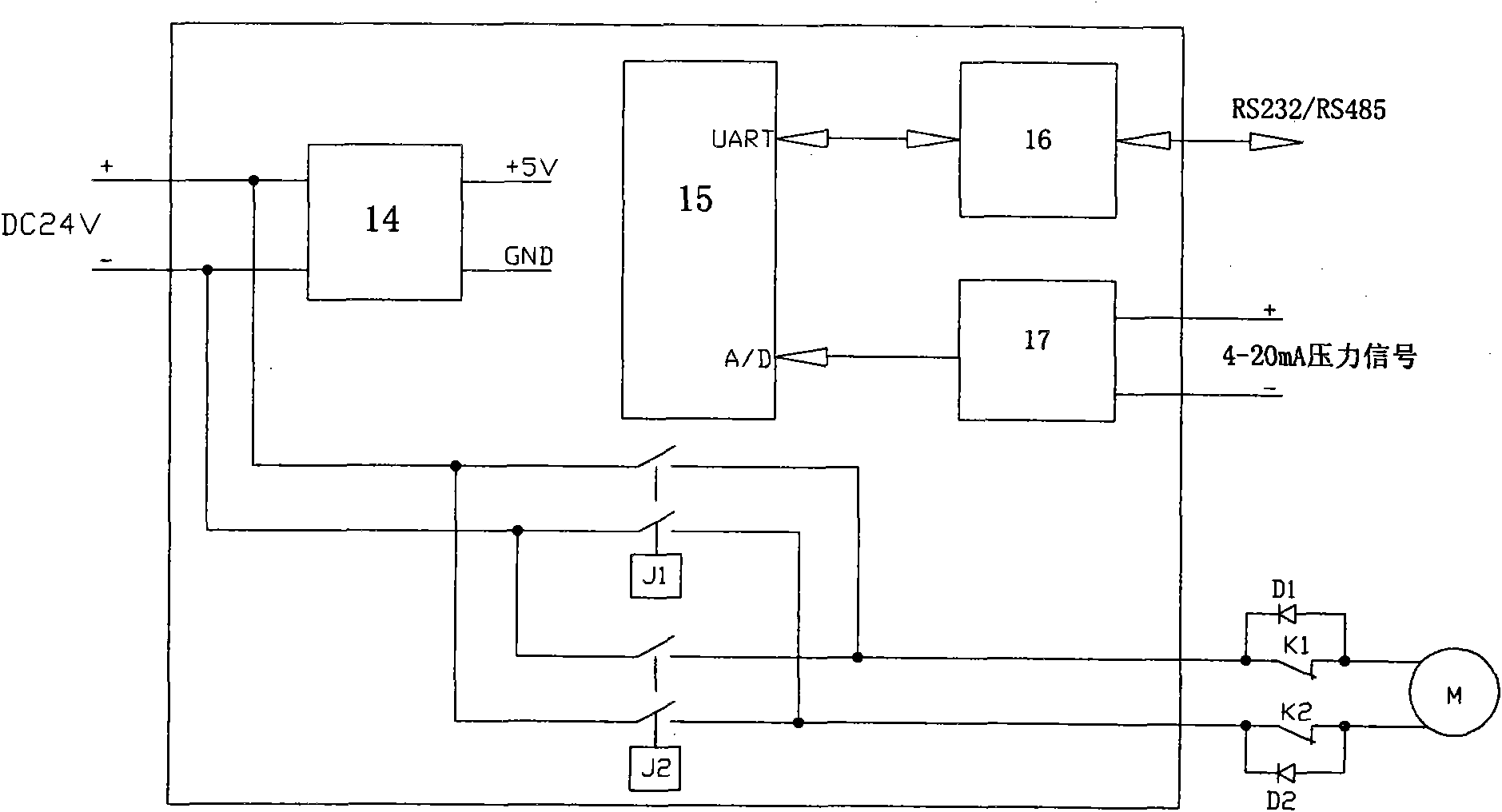 Electric auto-control pressure regulating valve for micro-reaction equipment