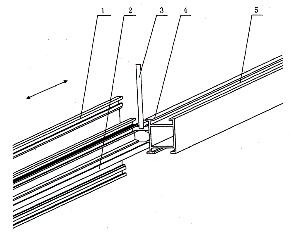 Inner cavity polyurethane foam metal profile by threading method