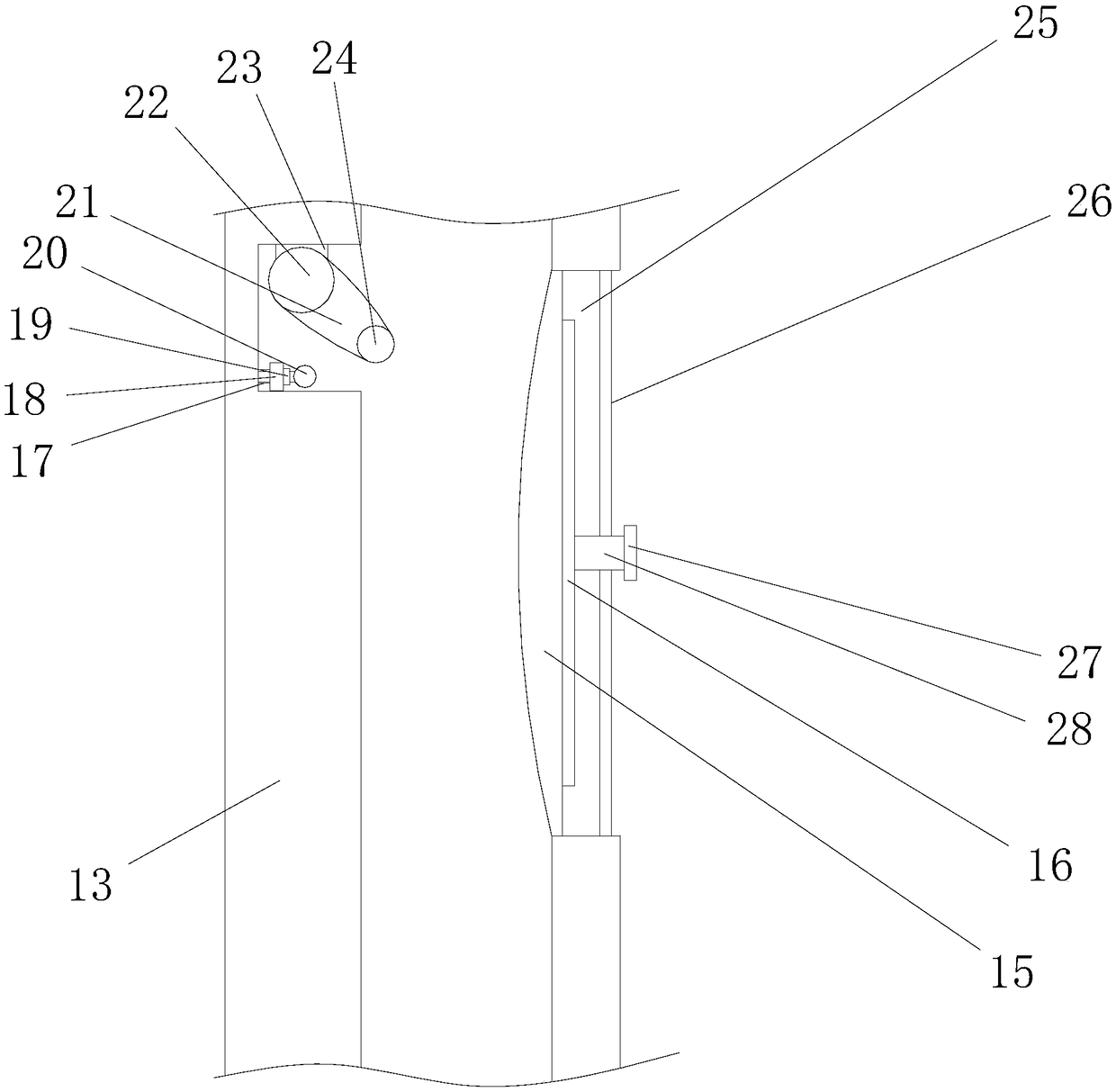 Rolling curtain apparatus for integrated window