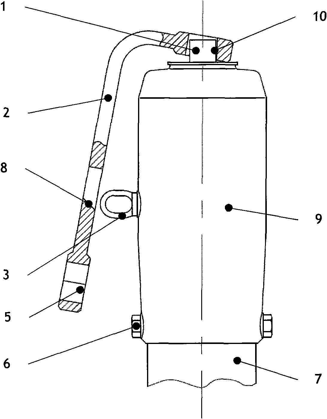 A safety lock control drive device