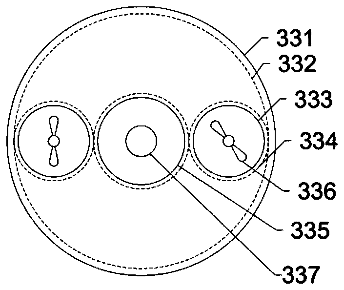 Auxiliary heat dissipation device for ring main unit