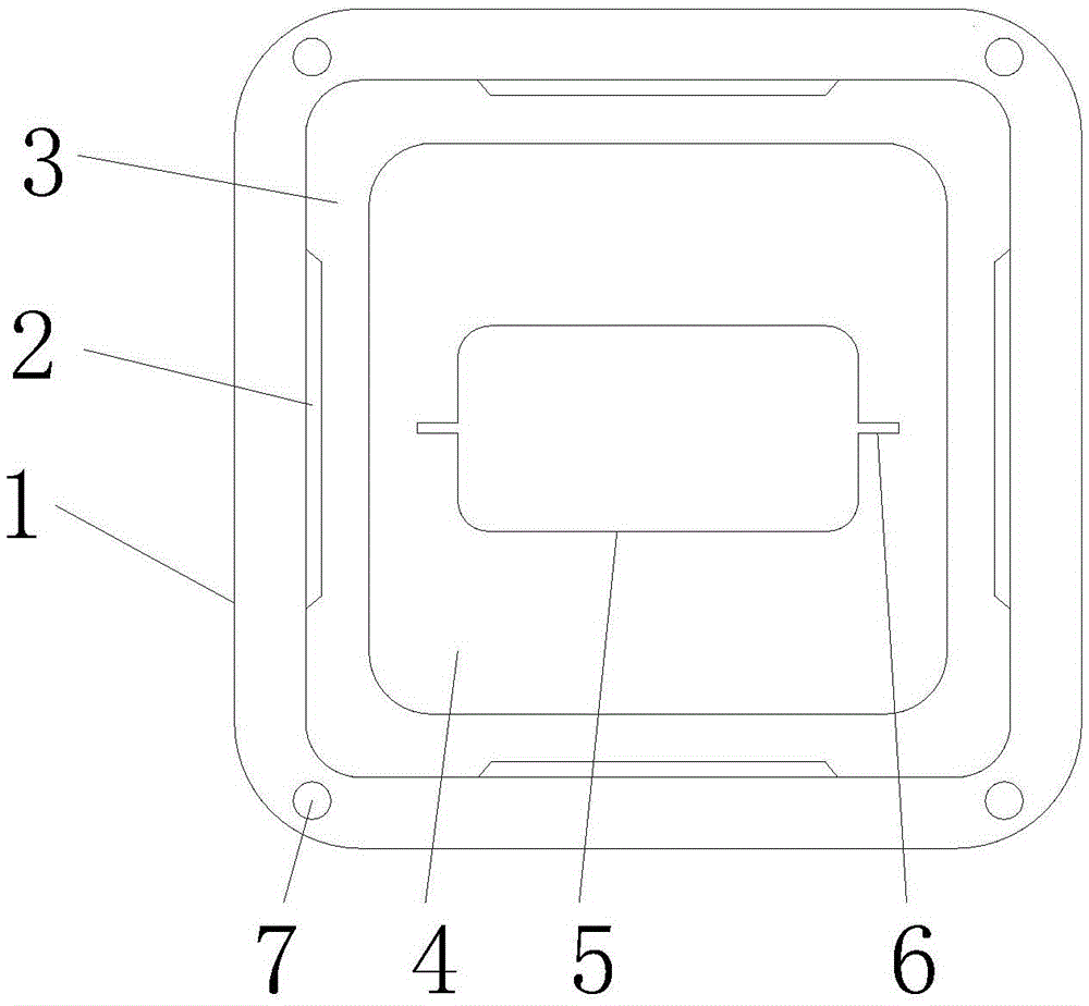 High-frequency valve circuit board positioning tool