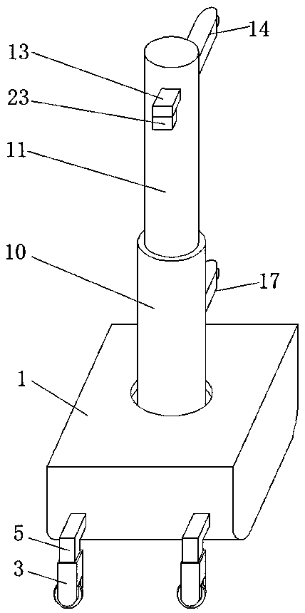 Wall verticality detecting device for building supervision