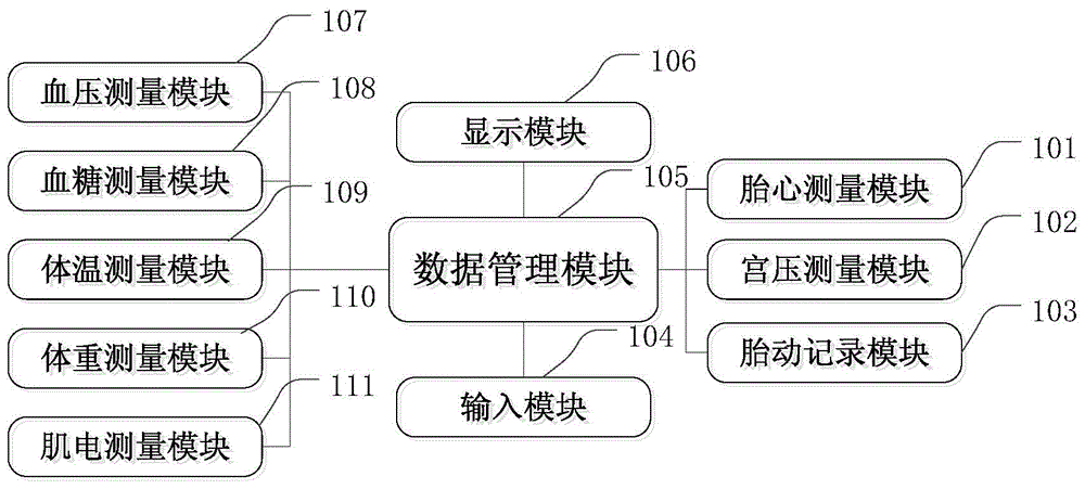 Integrated pregnancy test device and data processing method thereof
