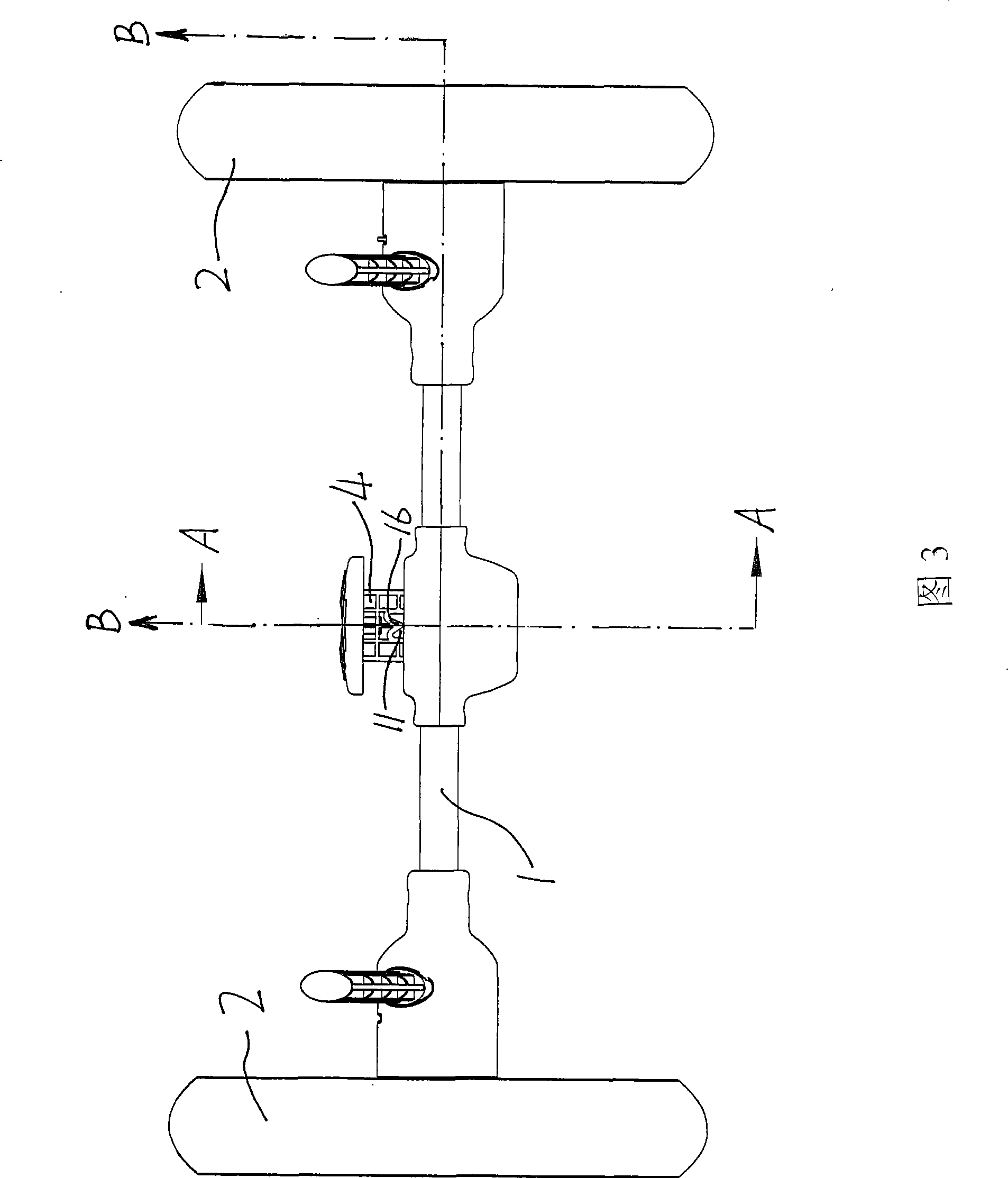 Brake mechanism for perambulator