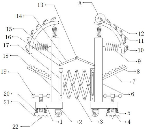 Cloth airing device for textile processing