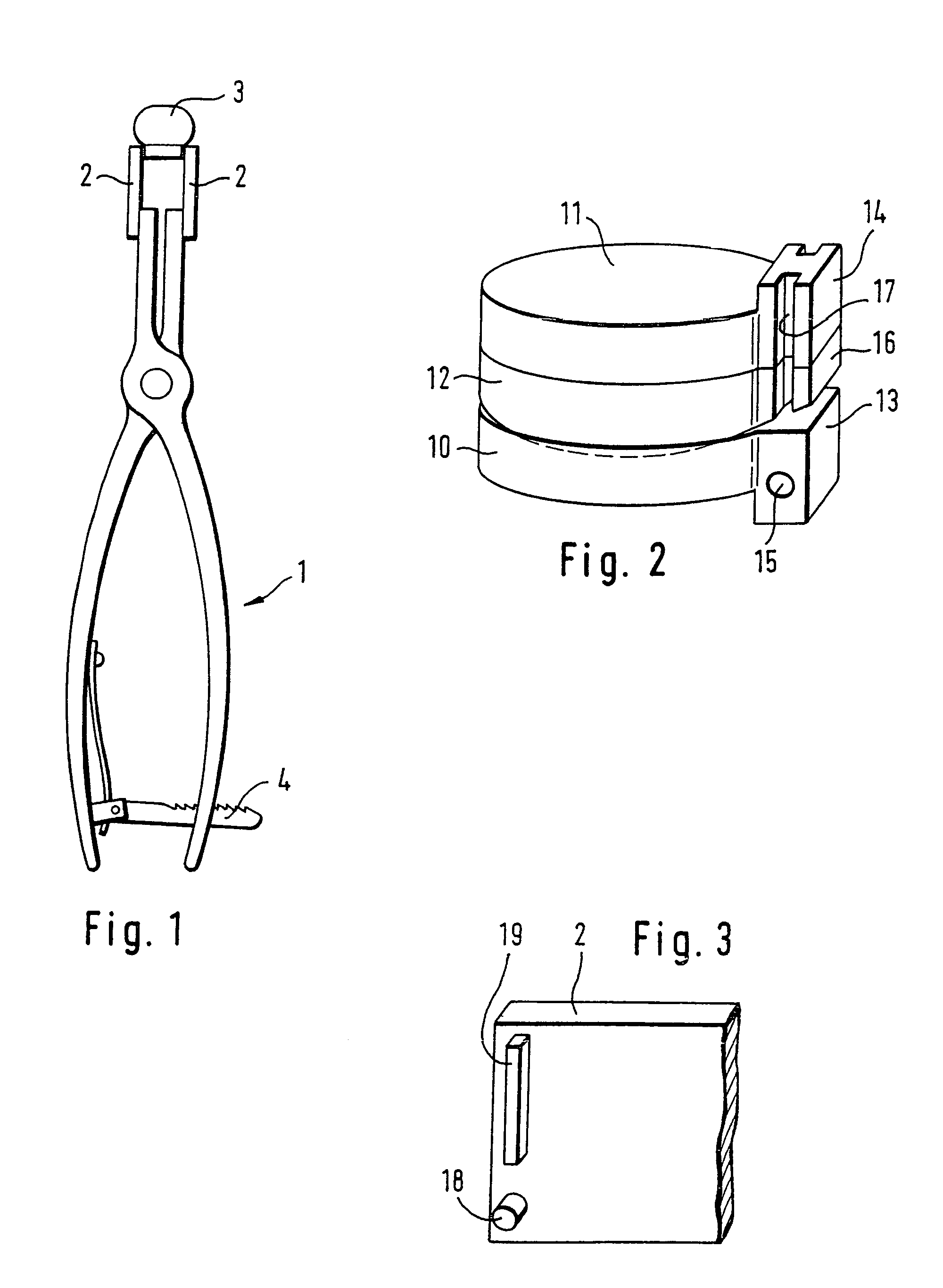 Cervical prosthesis with insertion instrument