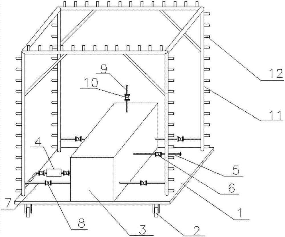 Movable type pipe gallery maintenance device and maintenance method thereof